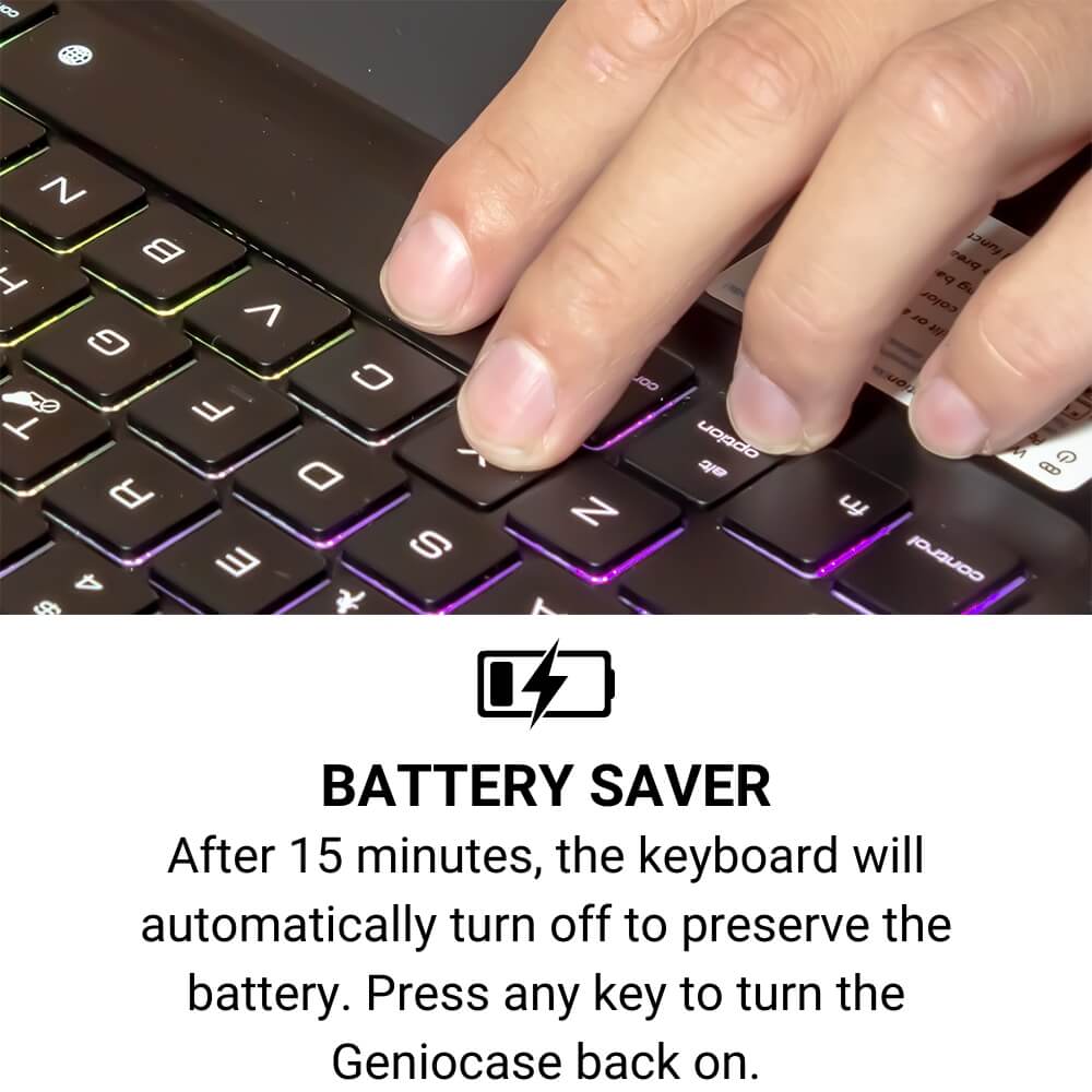 12.9" iPad Pro (3-6th Gen) Geniocase - AZERTY layout