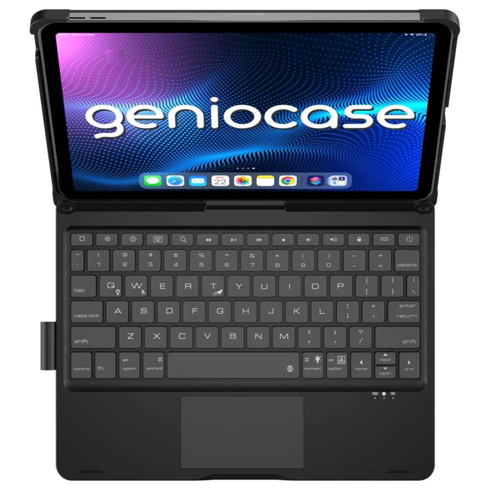 iPad 10th Generation Case with Keyboard，Touch Keyboard for iPad 10th  Generation （ iPad 10.9“2022，）- 10 Color Backlight, 360° Rotatable  Protective